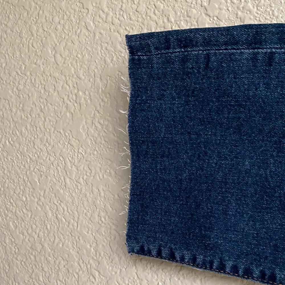 Levi's wedgie straight Distressed Dark Blue Jeans - Picture 4 of 5